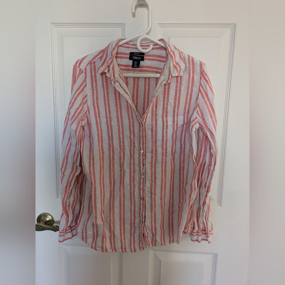 BN Jones NY Co Button Down Top